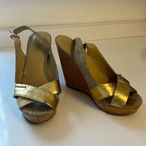 Coach “Jessy” Wedge Heels Size 8/38